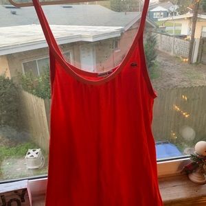 Burnt orange/red tank top